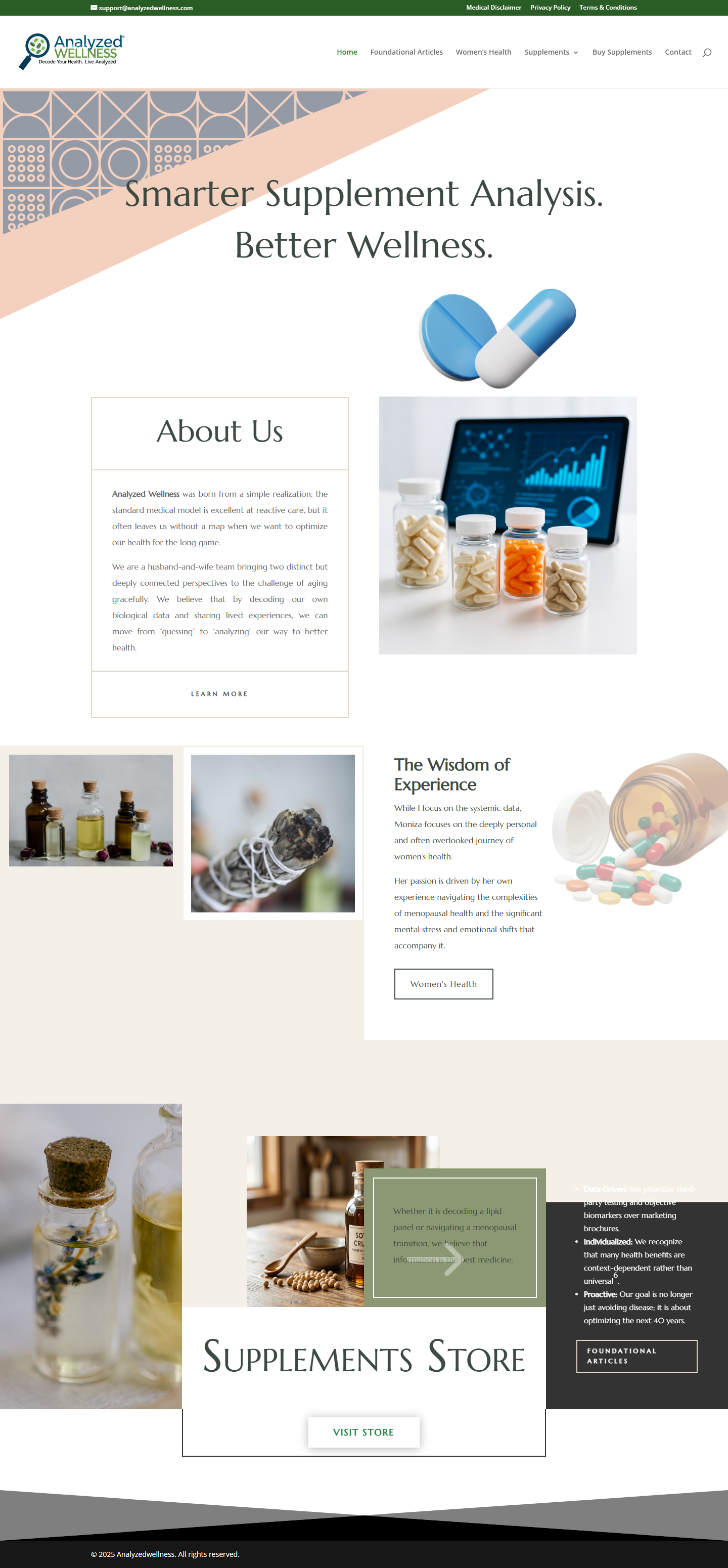 Analyzed Wellness homepage screenshot in CodeinGuru portfolio